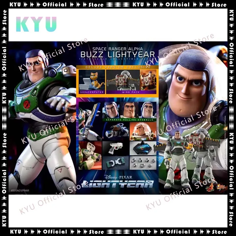 Hot Toys Ht 1/6 Buzz Lightyear Disney The Story Of Buzzlightyear Mms635 Deluxe Model Movie Version