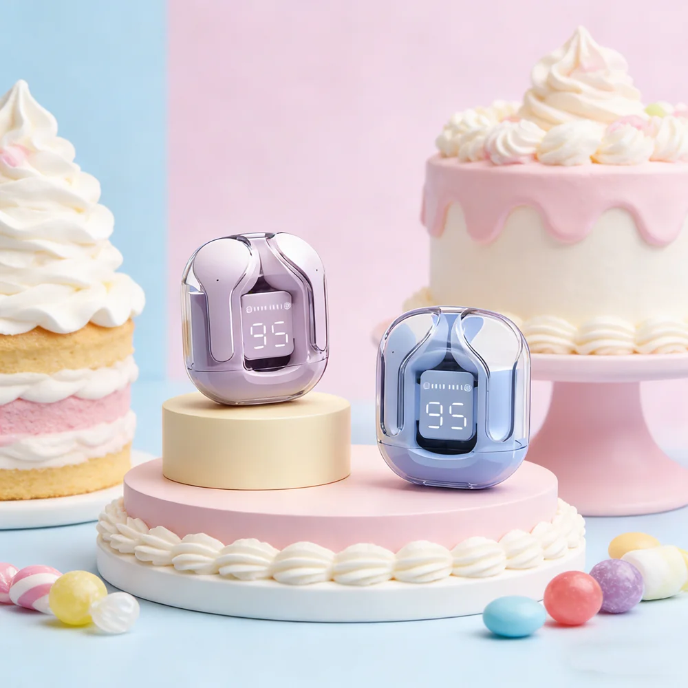 TWS Wireless Earphone Bluetooth 5.3 Headphones Sport Gaming Headsets Noise Reduction Earbuds Bass Touch Control for allphone