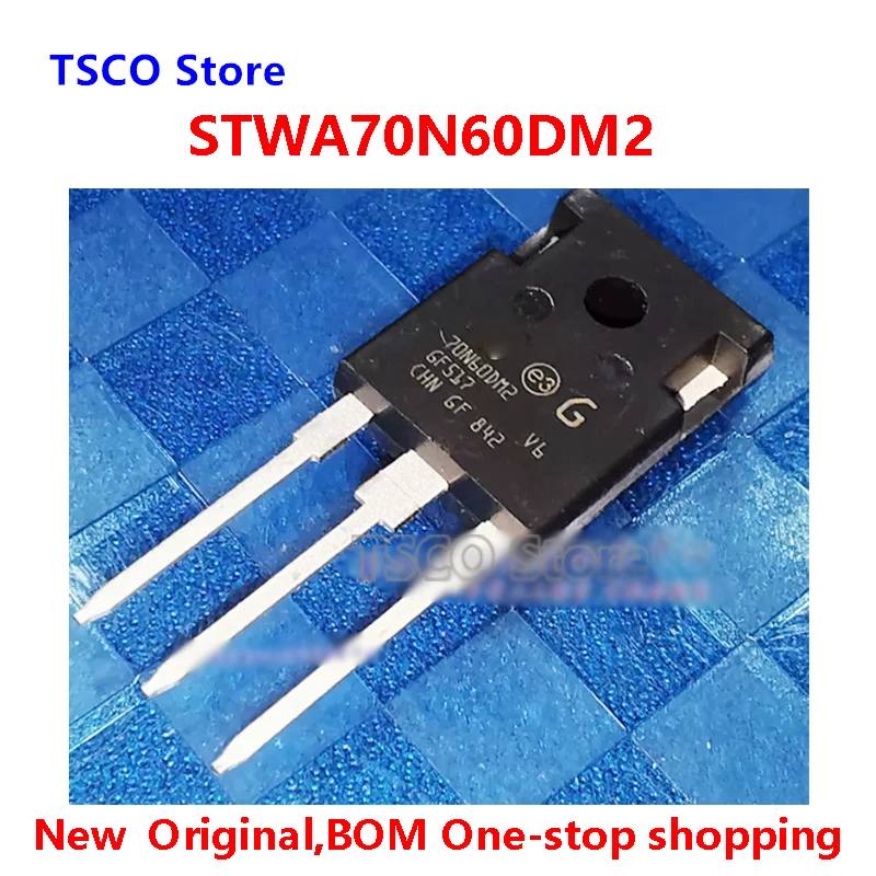 

Новый оригинальный товар 70N60DM2 STWA70N60DM2 (10 шт./партия)
