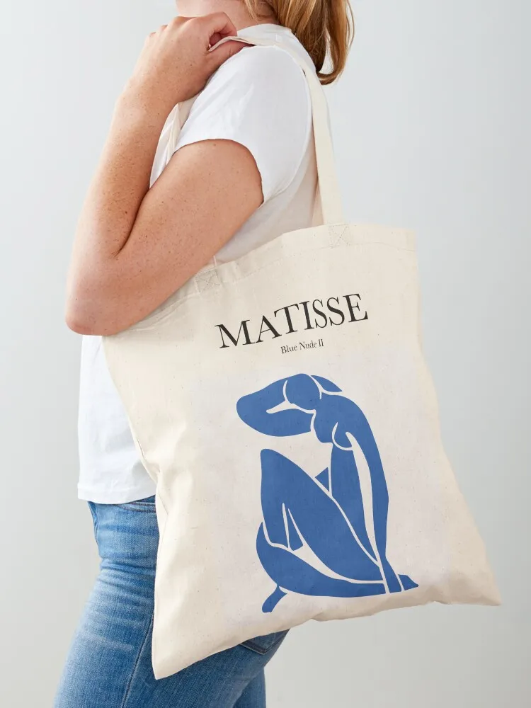 

Matisse - Blue Nude II Tote Bag tote bag canvas shopping bag for beach tote women