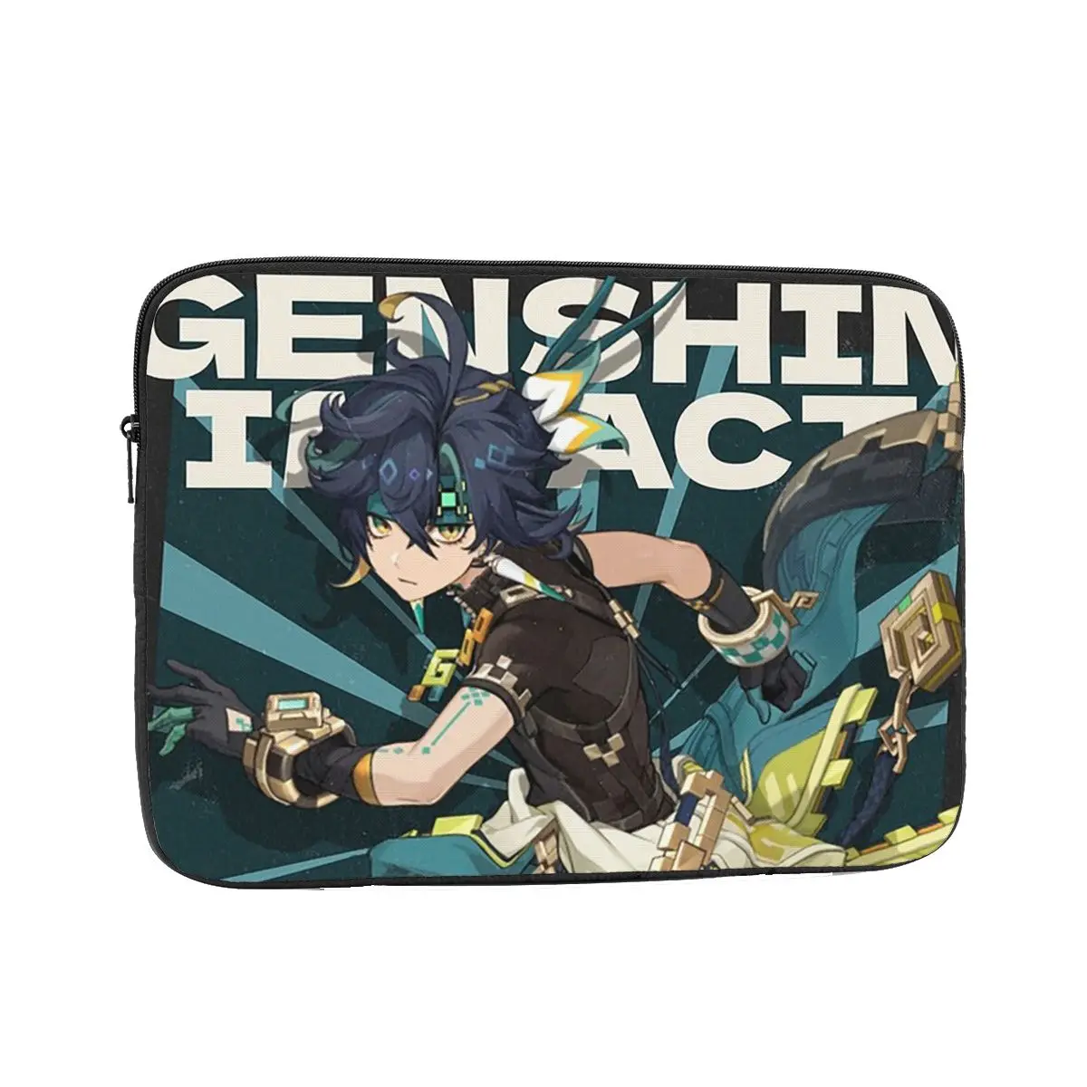 

Kinich Sunblast Genshin Impact Чехол для ноутбука Сумка 10, 12, 13, 15, 17 дюймов Сумка для ноутбука Противоударный чехол для планшета