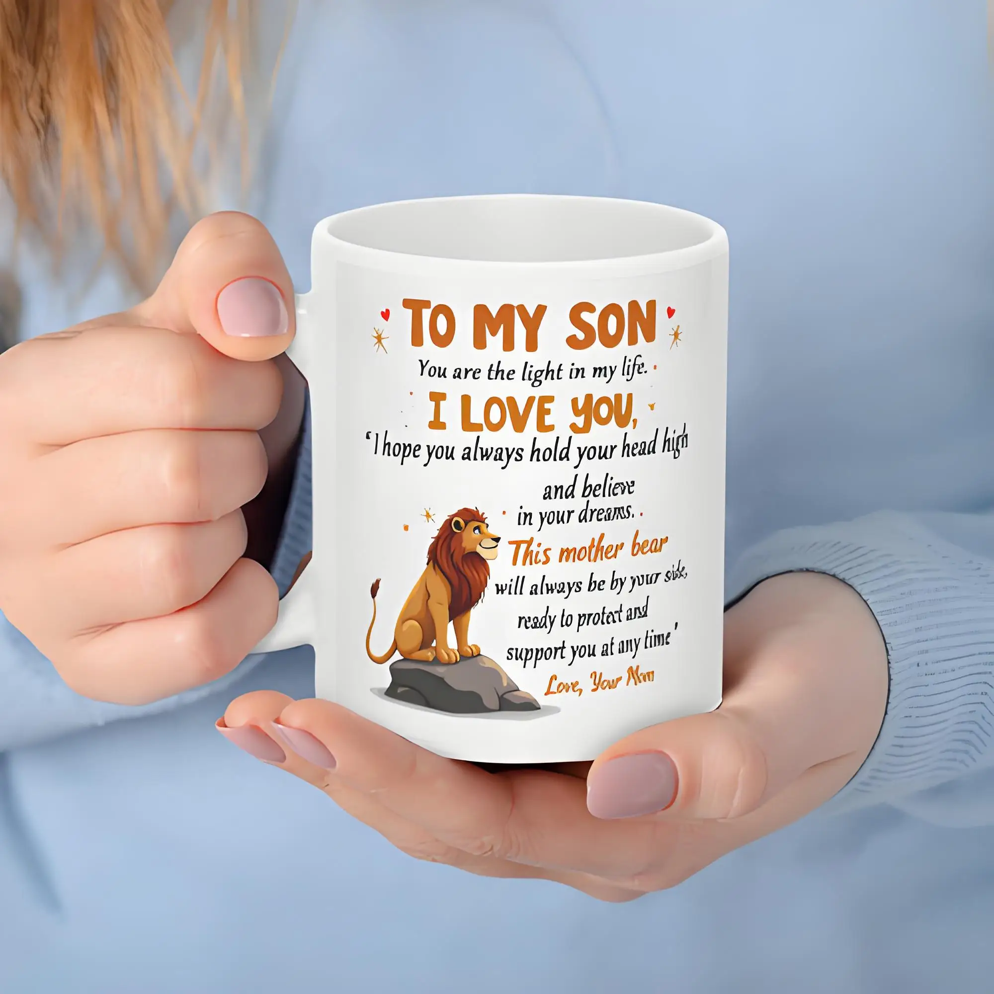 

Creative coffee mugs, kitchen ceramic drinkware, the best creative perfect gift for your son on Labor Day, color optional