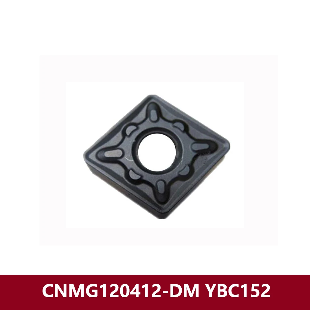 Original Carbide Inserts CNMG160608-DM YBC152 CNMG160608 CNMG 160608 DM CNC Lathe Cutter Turning Tool CNMG542-DM Holder CNMG1606