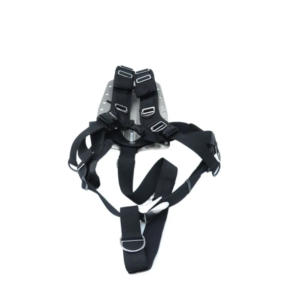 Scuba Diving Backmount Harness Adjustable Shoulder Straps Diving Backpack System Quick Release Buckles Diving Suit Accessories