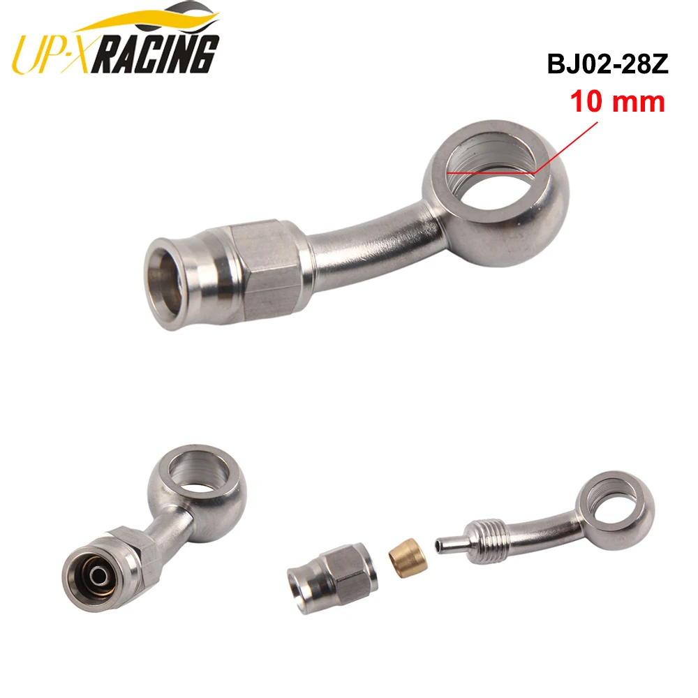 1PC Stainless Steel AN3 to AN -3 Straight Brake Swivel Hose Ends Car Fitting