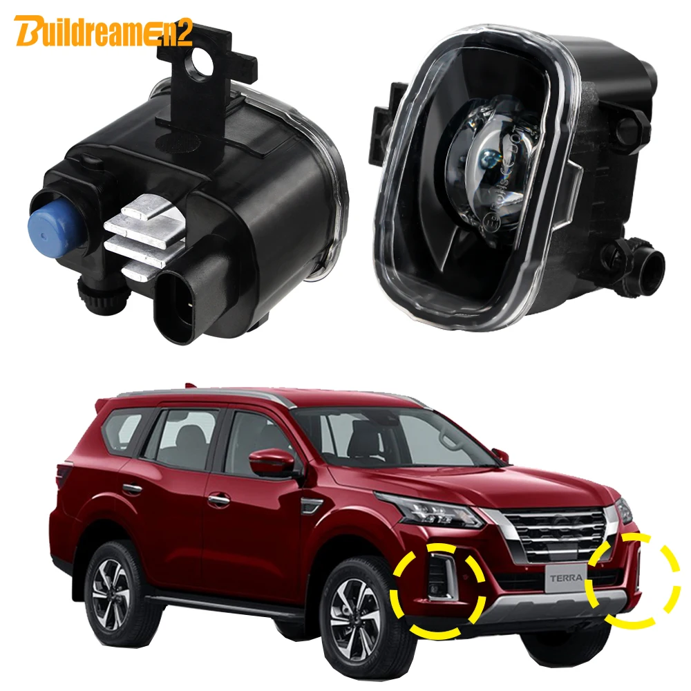 

2 X 30W H11 Car Front LED Fog Light Daytime Running Lamp For Nissan Terra X-Terra (Facelift) 2021 2022 2023 2024 2025