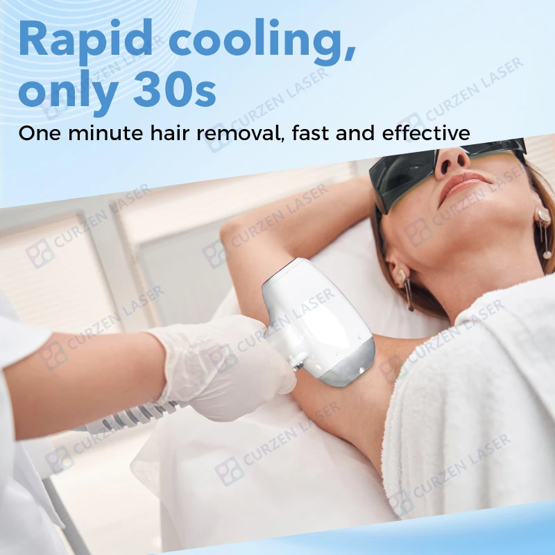 Portable 4 Wave 755 808 940 1064nm Diode  Hair Removal  Analysis Commercial Home