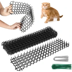 6/10Pcs Cat Scat Mats Anti-cat Dog Repellent Deterrent Mat Prickle Strips Keep Pet Cat Away Digging Climbing Spike