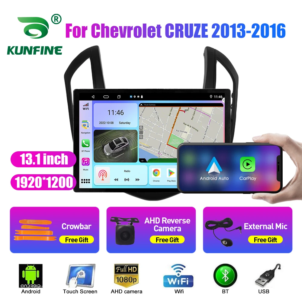 

13.1 inch Car Radio For Chevrolet CRUZE 2013-2016 Car DVD GPS Navigation Stereo Carplay 2 Din Central Multimedia Android Auto