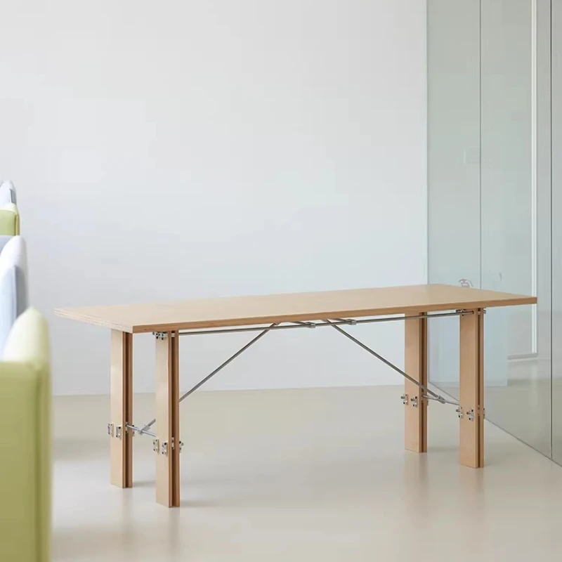 Ocean board table retro solid wood dining table desk