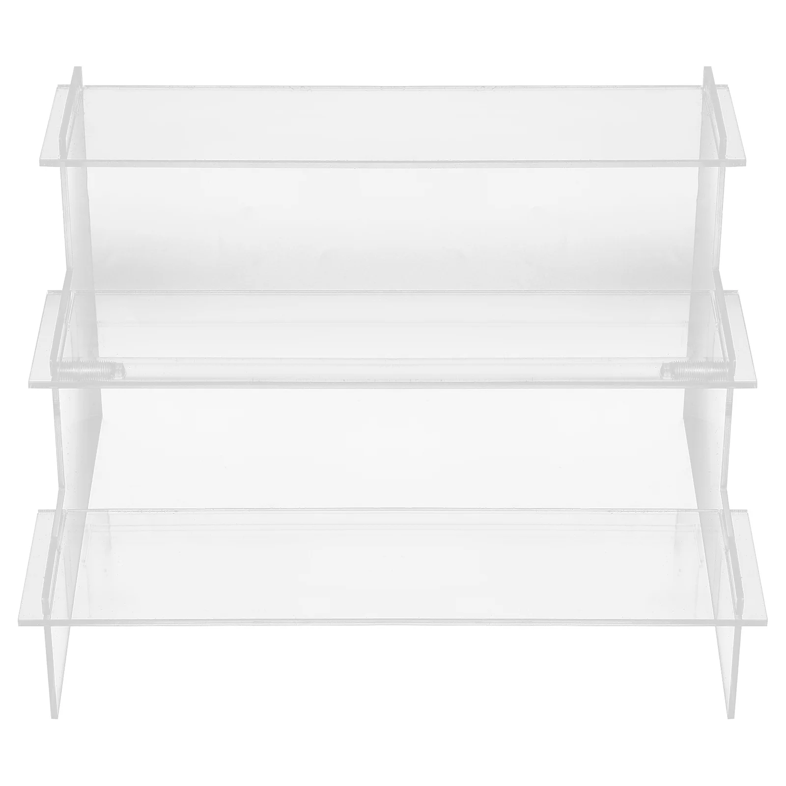 

Clear Acrylic Display Rack Stair Shape Multi-Layer Organizer Perfume Jewelry Holder Display Stand for Necklace Bracelet Storage
