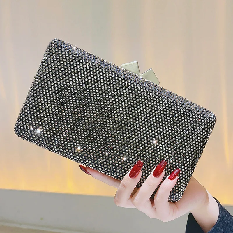 

Women's Fashion Square Evening Bag Large Capacity Clutch Purse Party Chain Crossbody Handbag Elegant Night Out Shoulder Bag