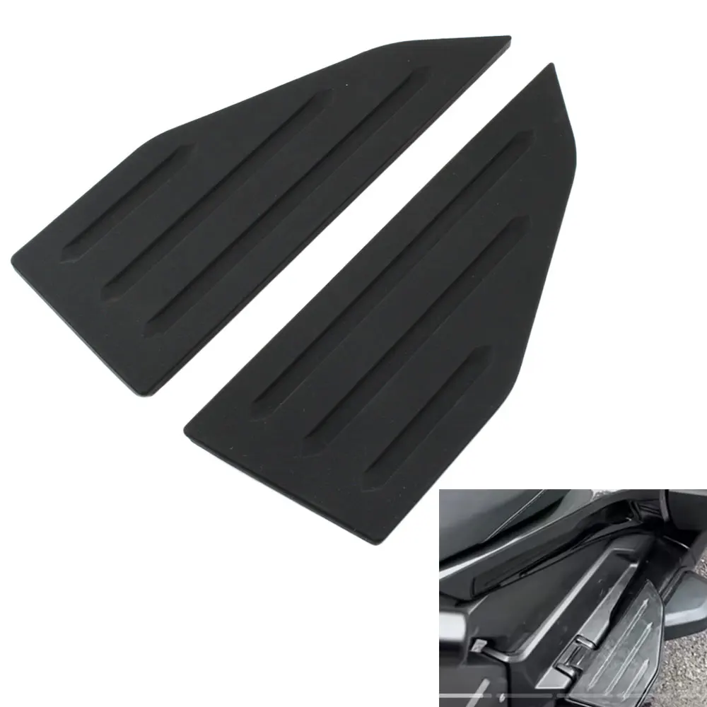 New Motorcycle Black Driver Footpeg Rubbers Non-slip Mat Foot For HONDA GL1800 2018-UP