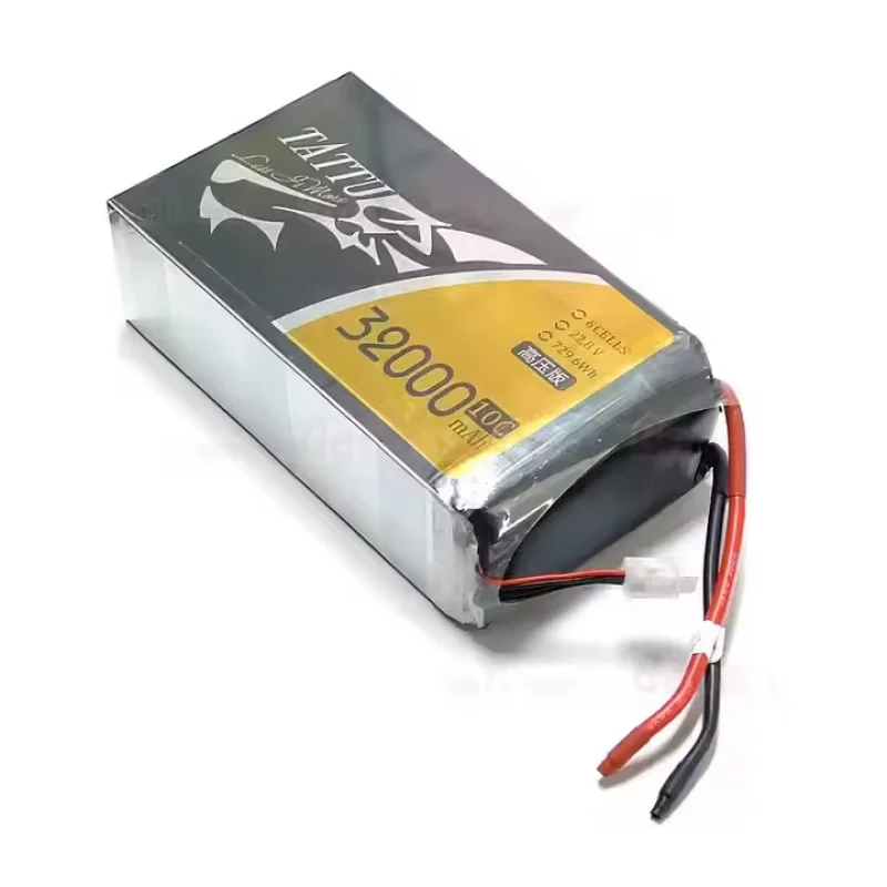 Tattu 32000mAh 22.8V 10C 6S1P High Voltage agriculture drone lipo battery with XT60/XT90 connector