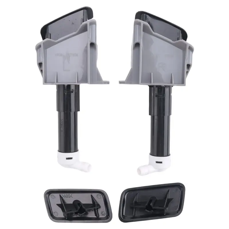 Reliable-4 Pieces Headlight Spray Nozzle+Cover For Outlander Sport ASX RVR GA 2010-2014