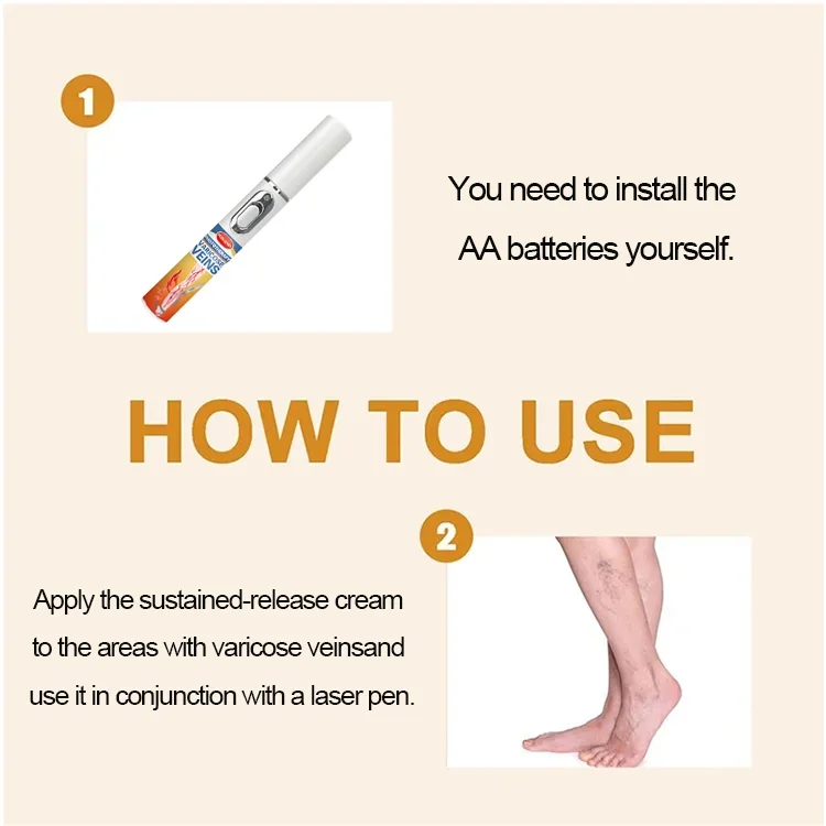 Juego De Herramientas Universales Para El Cuidado De Piernas Con Bolígrafo Láser De Luz Azul