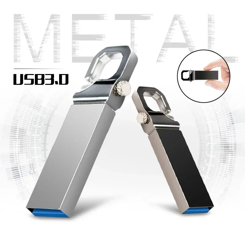 Unidad Flash USB 512, Pendrive de Metal de 3,0 GB, 8GB, 16GB, 32GB, 64GB, 128GB, regalo