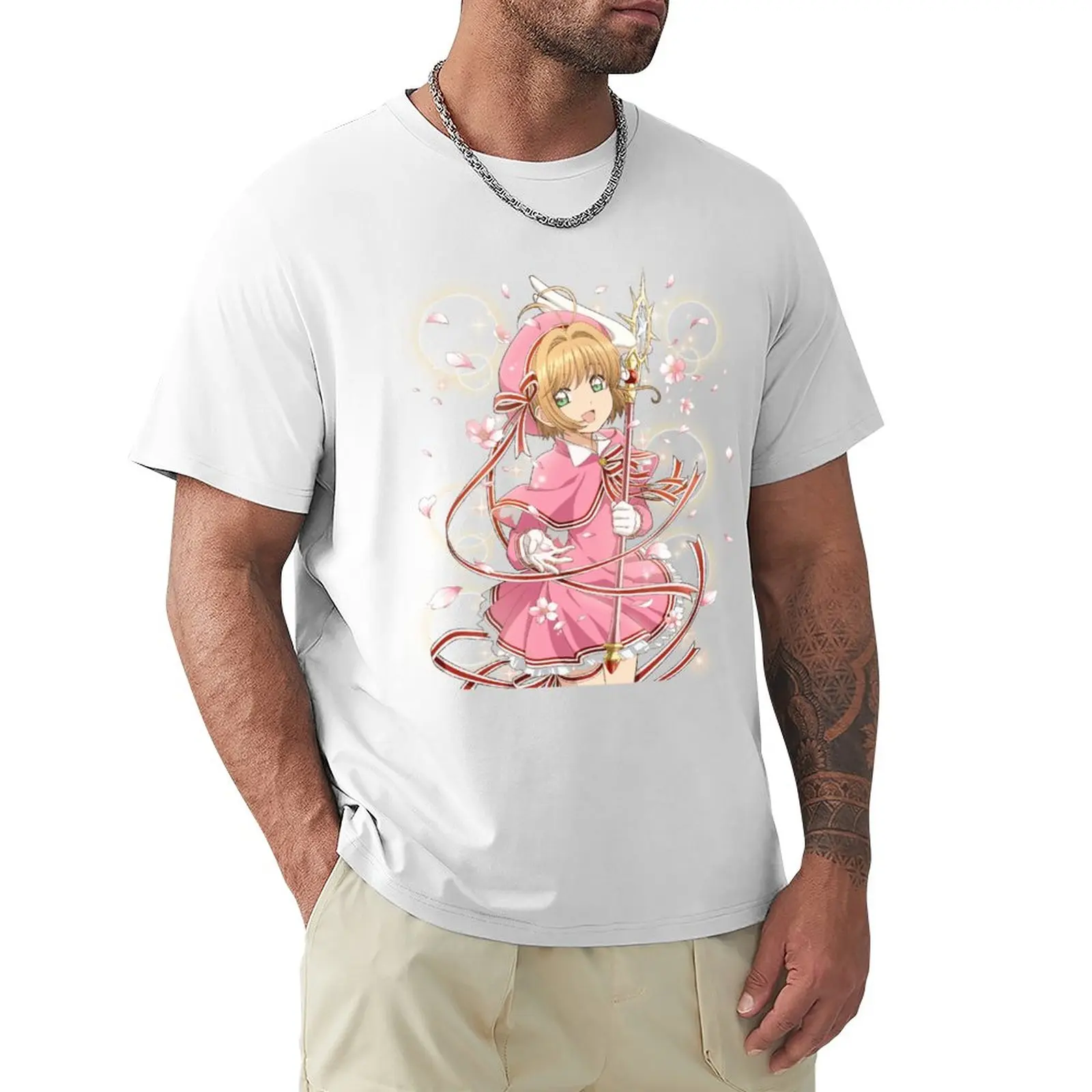 cardcaptor sakura kero anime T-Shirt short summer tops customized t shirts Tee shirt men clothing