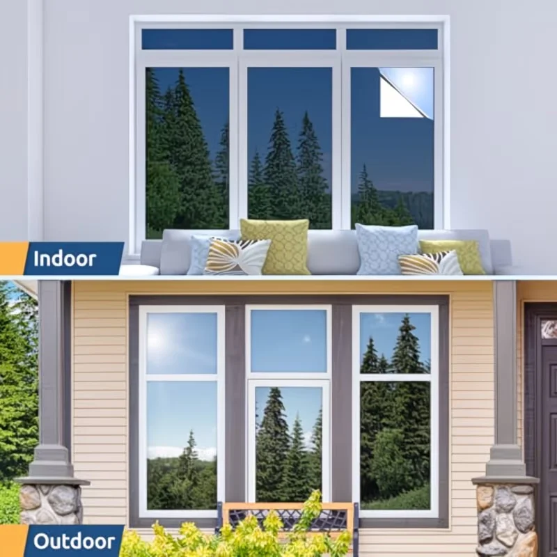 Heat Insulation Film Sun Shading Control Electrostatic Adsorption Glass Film Suitable For Home Kitchen Bedroom And Office. - view 4