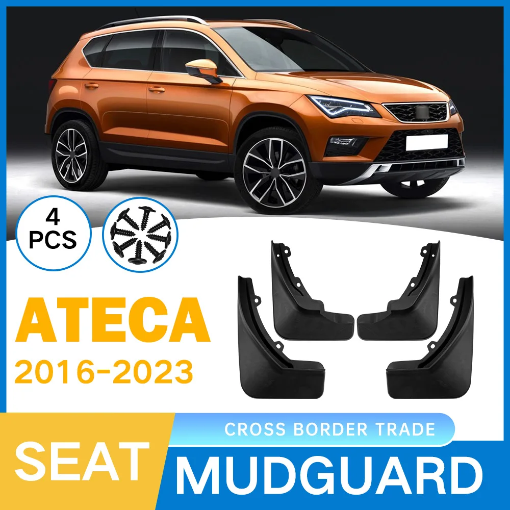 

Mudguard For the modification of the front and rear tire mudguard skin for SEAT Ateca 2016-2023 car