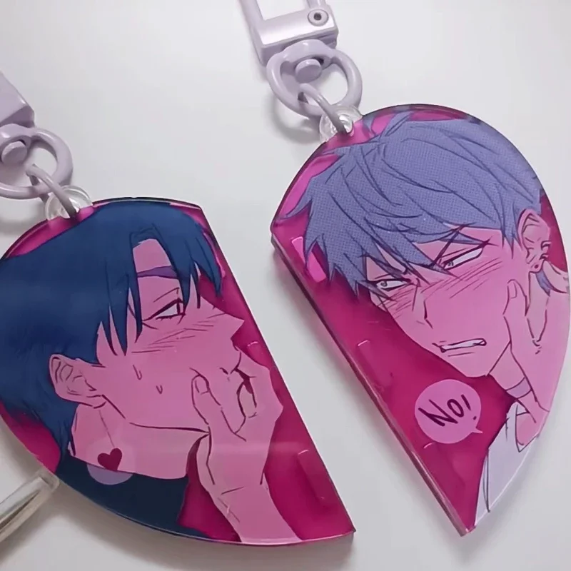 Anime Alien Stage Ivan Till Keychain Unisex Acrylic Couple Pendant Key Chain 2Pcs/set Magnet Keyring Bag Accessories