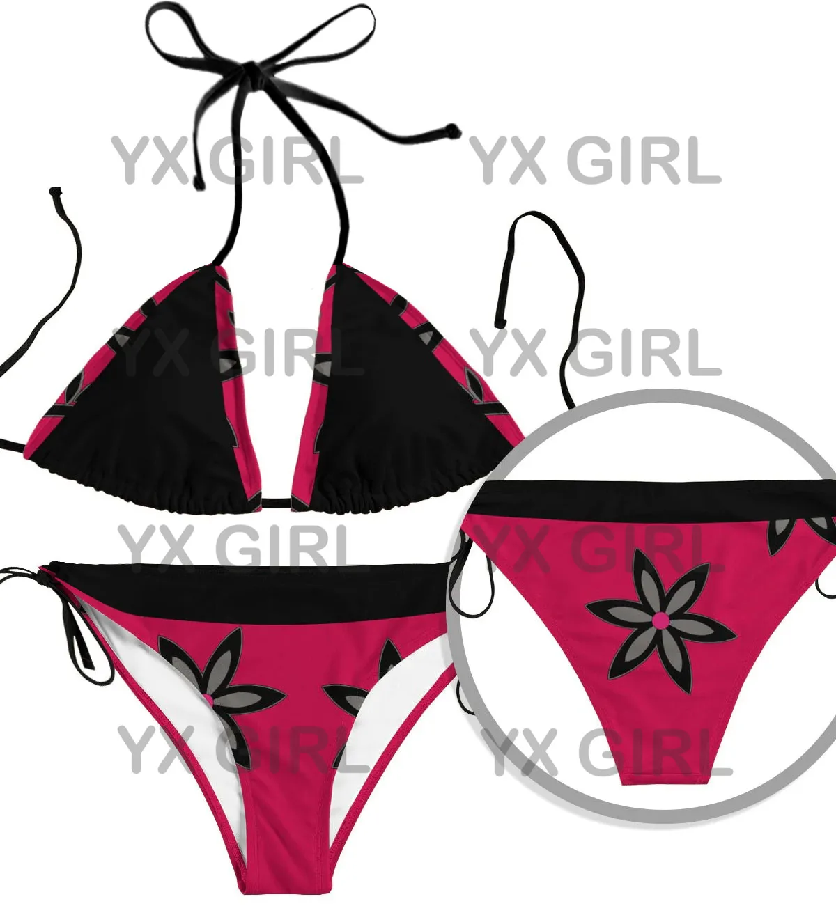 

YX GIRL summer-daki-bikini-swimsuit 3D All Over Printed Sexy Bikini Summer Women For Girl Beach Swimsuit Cosplay Clothes