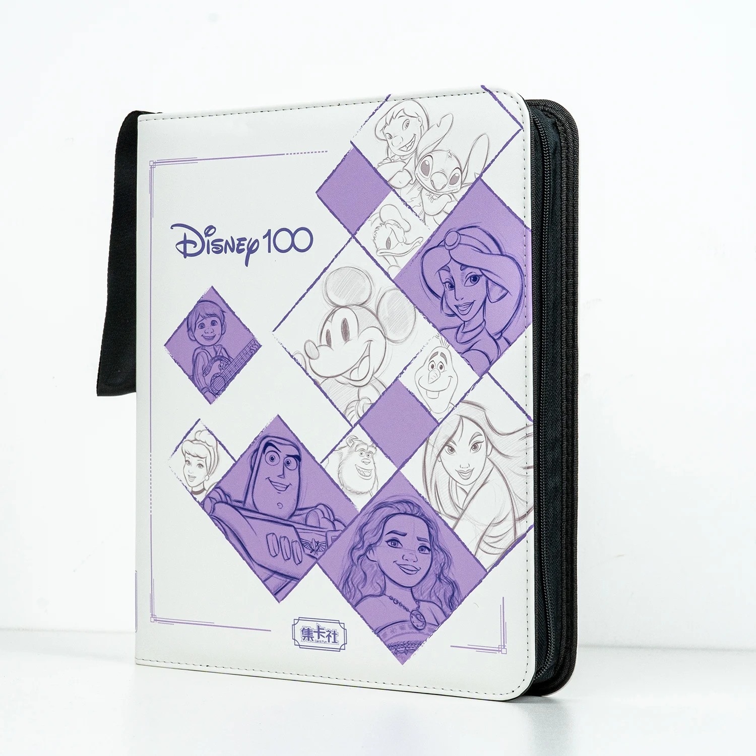 CARDFUN Disney 100th Anniversary Collectible Card Albums 9 Pocket Card Binder with Sleeves Card Folder Mickey Princess Toys