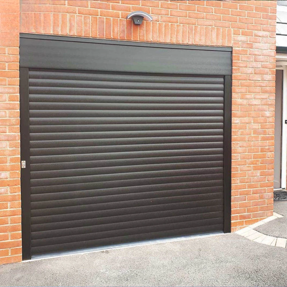 Fashionable And Simple Automatic  Roll Up Window Shutters Security Garage Door Rolling Shutter Industrial Electric Aluminum