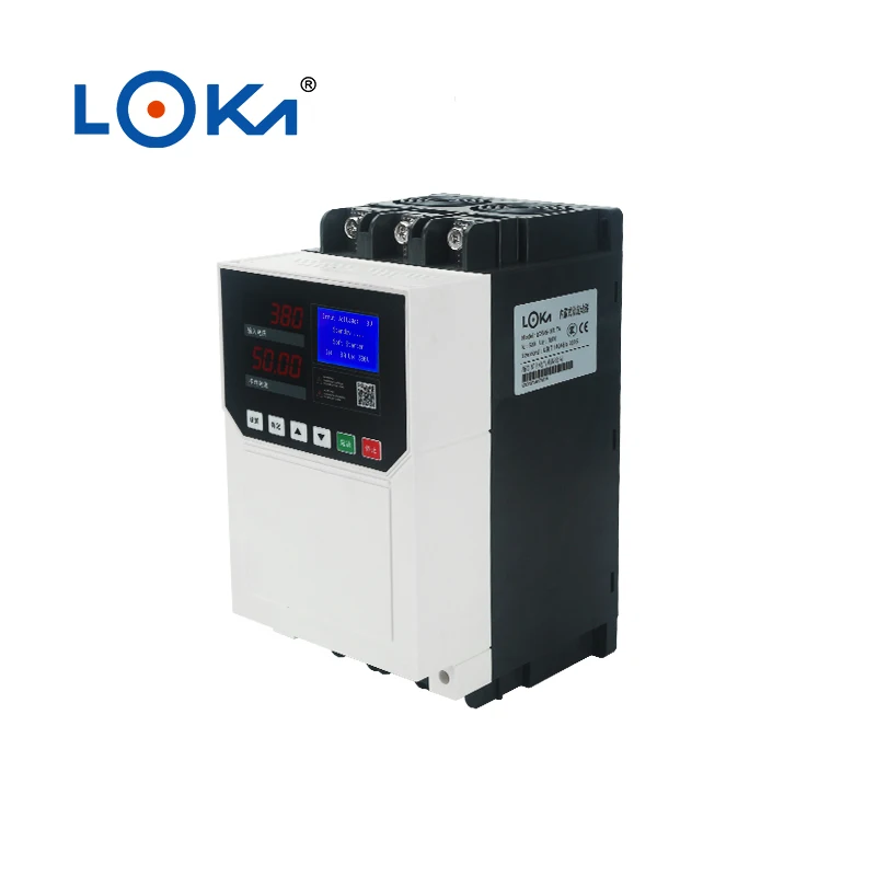 2025 LCRV6-55E-T4 55kw Soft Starter Plástico Inteligente Embutido Bypass Soft Starter Device Motor Starters