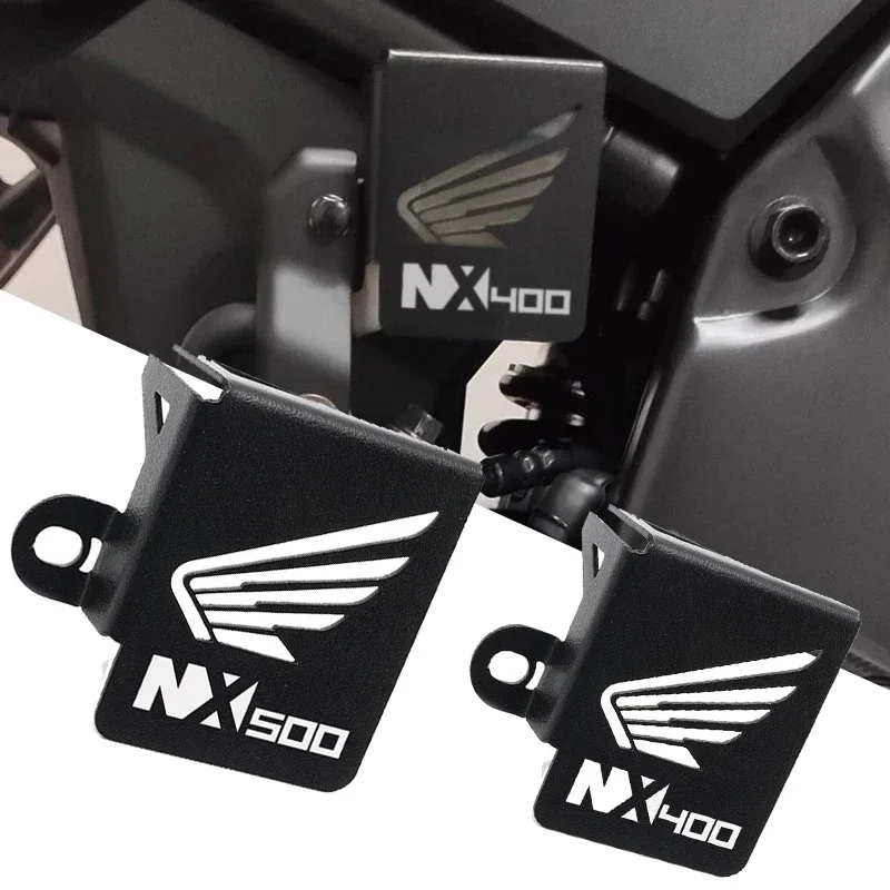 For Honda NX400 NX500 NX-400 NX-500 nx500 nx400 Motorcycle Accessories CNC Rear Fluid Reservoir Guard Protector Cover