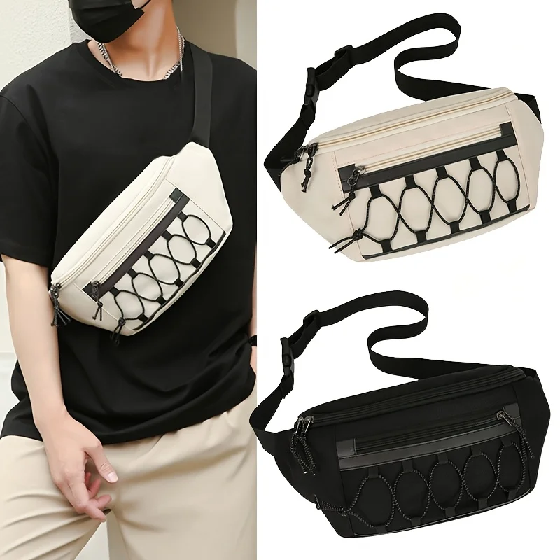 

Повседневная нагрудная сумка унисекс, легкие поясные сумки, портативная повседневная сумка на плечо для поездок на работу, уличная сумка для хранения