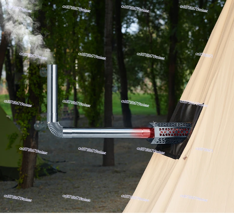 

Outdoor Stainless Steel Chimney Anti-scalding Heat Insulation Net Removable Wood Stove Accessories Hexagonal Anti-scalding Ring