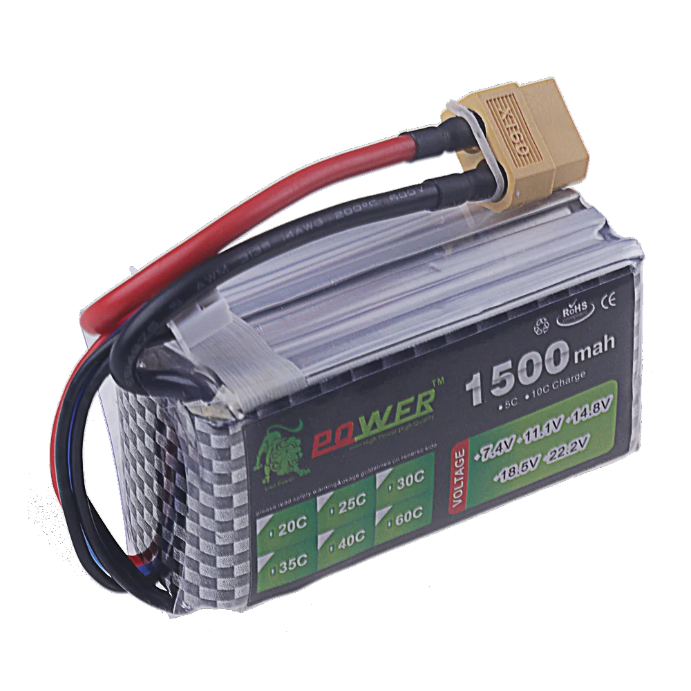 Baterai Lipo 2S 3S 4S 6S 1500M - Drone Rc Truck ulasan dan harga