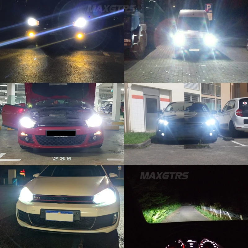 2x H7 Led Koplamp Dimlicht Csp Chips High Power 10000LM 6000K Canbus Voor Volkswagen Golf 6 MK6 golf 7 MK7 Touran 12V