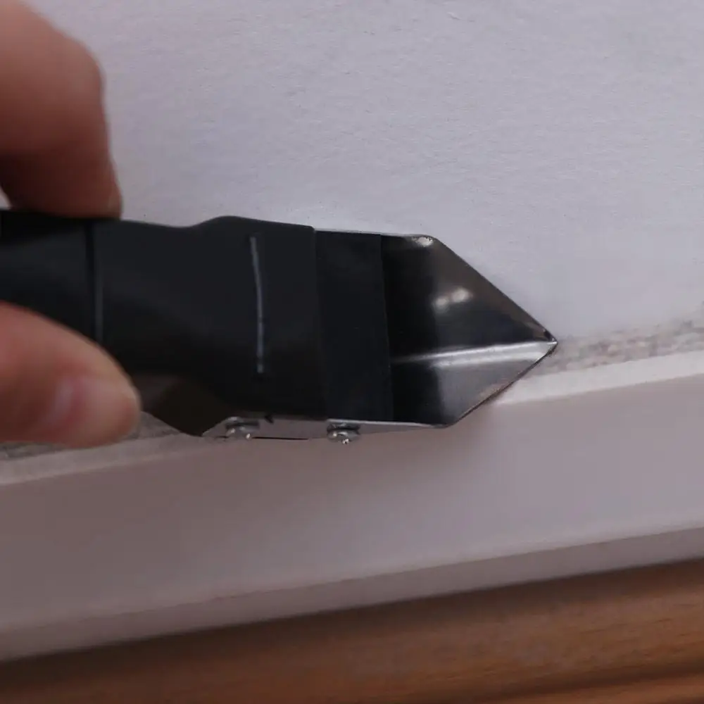 Cuscinetti Strumento per calafataggio Dispositivo per rimozione mastice Raschietto liscio in acciaio inossidabile Dispositivo per rimozione mastice Strumenti per calafataggio in silicone Strumento di finitura sigillante