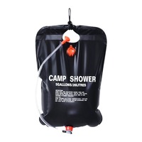 Camping and outdoor shower bag, 20L solar shower bag, outdoor bathing water bag, toiletry equipment