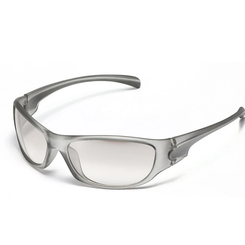 Männer Silber Y2K Sonnenbrillen Outdoor Radfahren Sport Sonnenbrille Frauen Vintage Shades Trendy Punk Goggle Brillen 2000S Ästhetischen