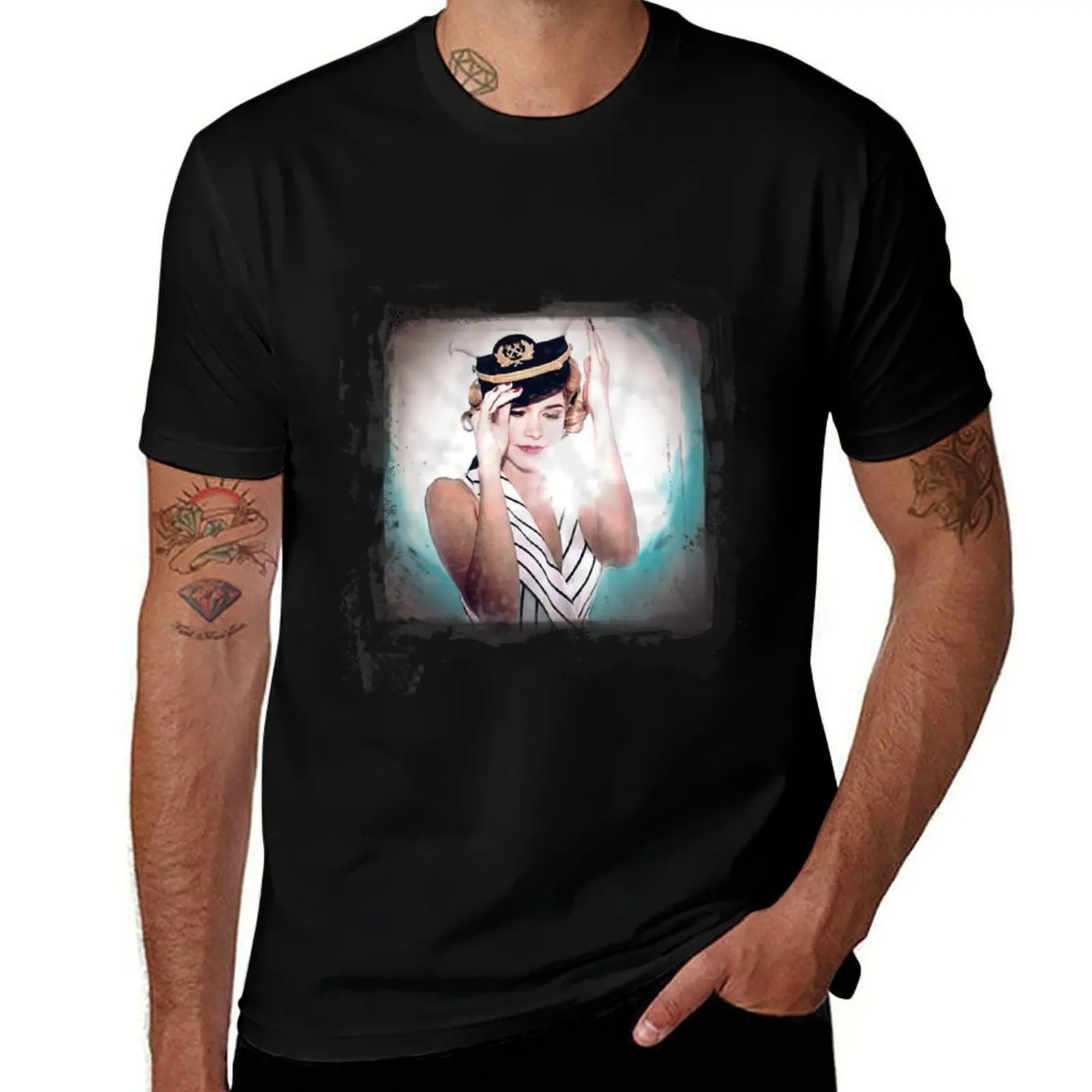 Sutton Foster T-Shirt Outdoor Work Short Sleeve Top T-Shirt