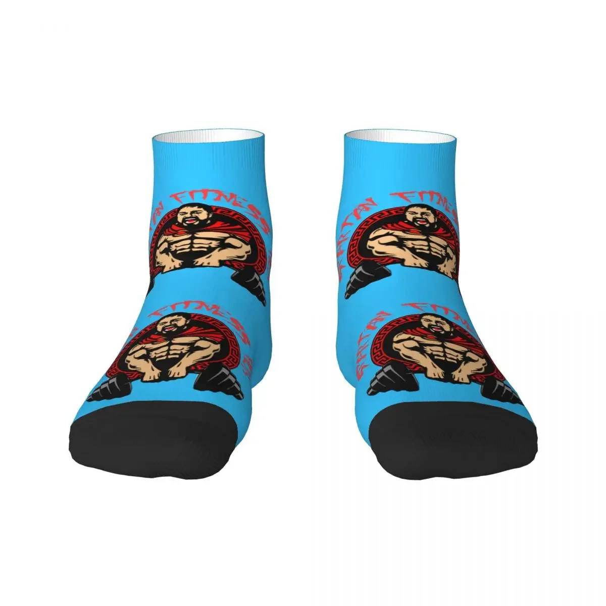 Fun Mens Spartan Gym Dress Socks Unisex Warm Breathbale 3D Printing Bodybuilding Fitness Muscle Crew 