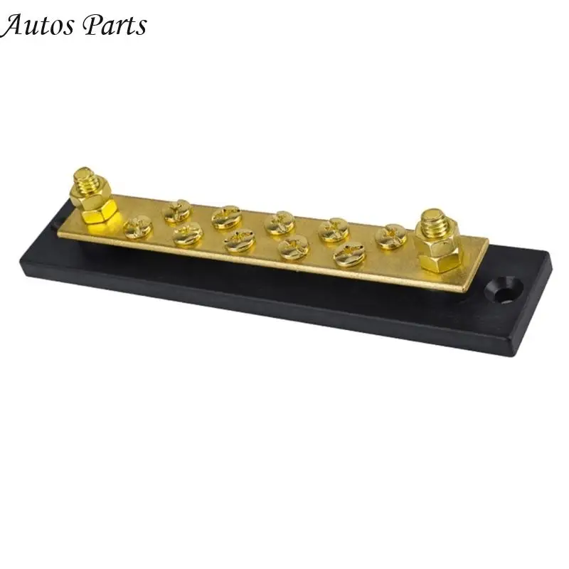 57BA Power Distribution Terminal Block with 10 Post Battery 12V Bus Bar Terminals for Car Boats Marine 150A
