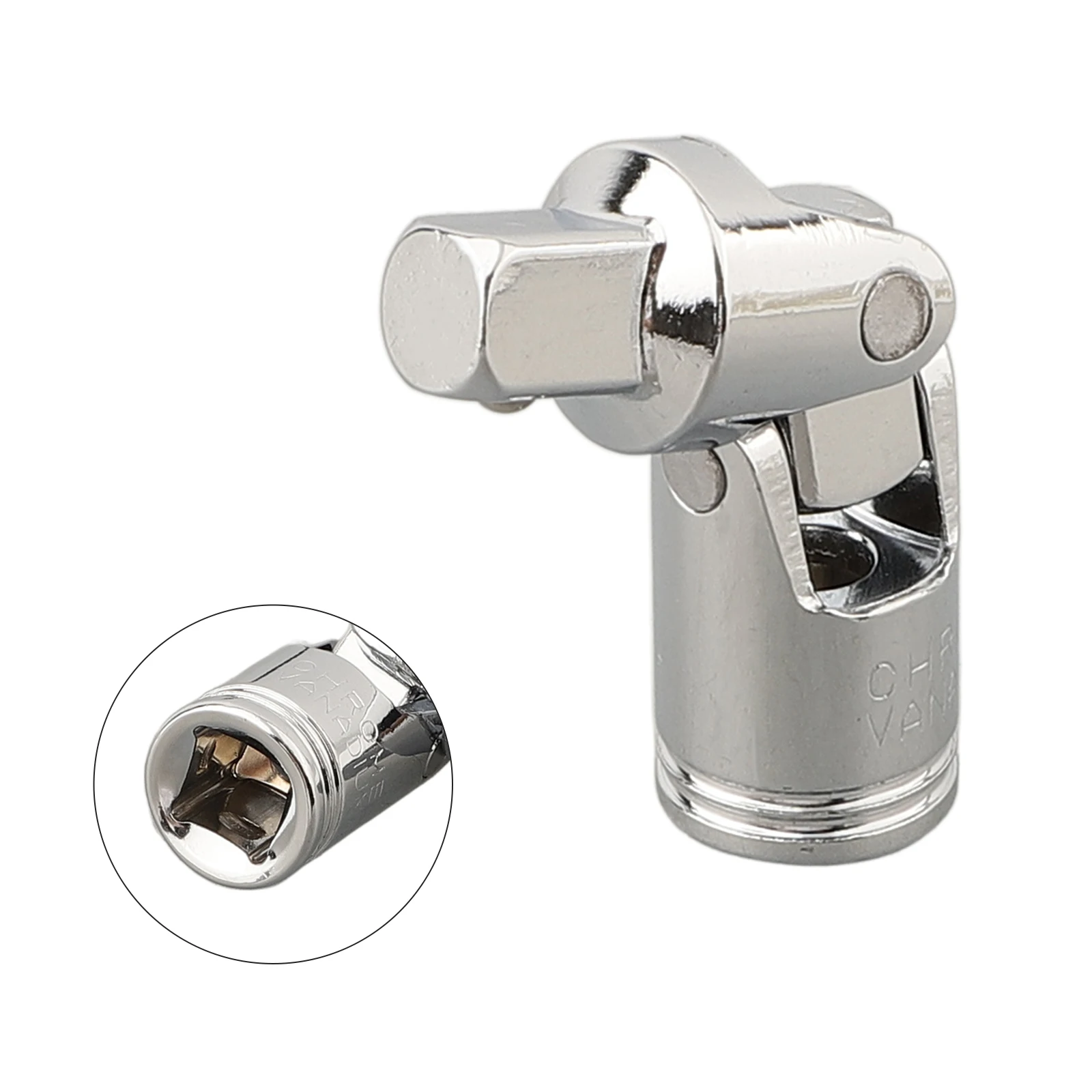 Joint Socket Adapter Set with 1/4 3/8 1/2 Inch Drive Sizes for Socket Swivel Function and Directional Leverage