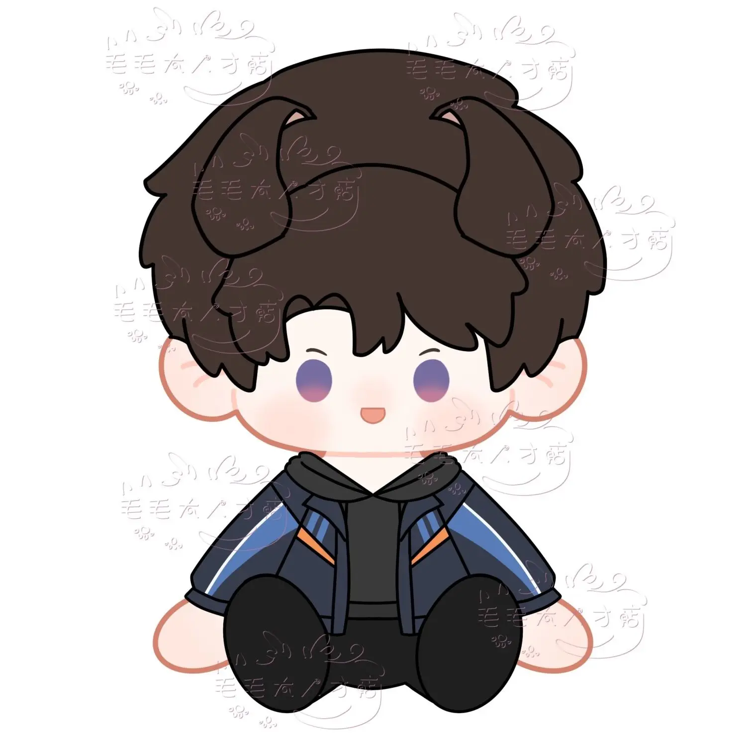 Amor e jogo do espaço profundo, Li Shen Xing, bebê Hui Qi Yu, alta qualidade, 40cm