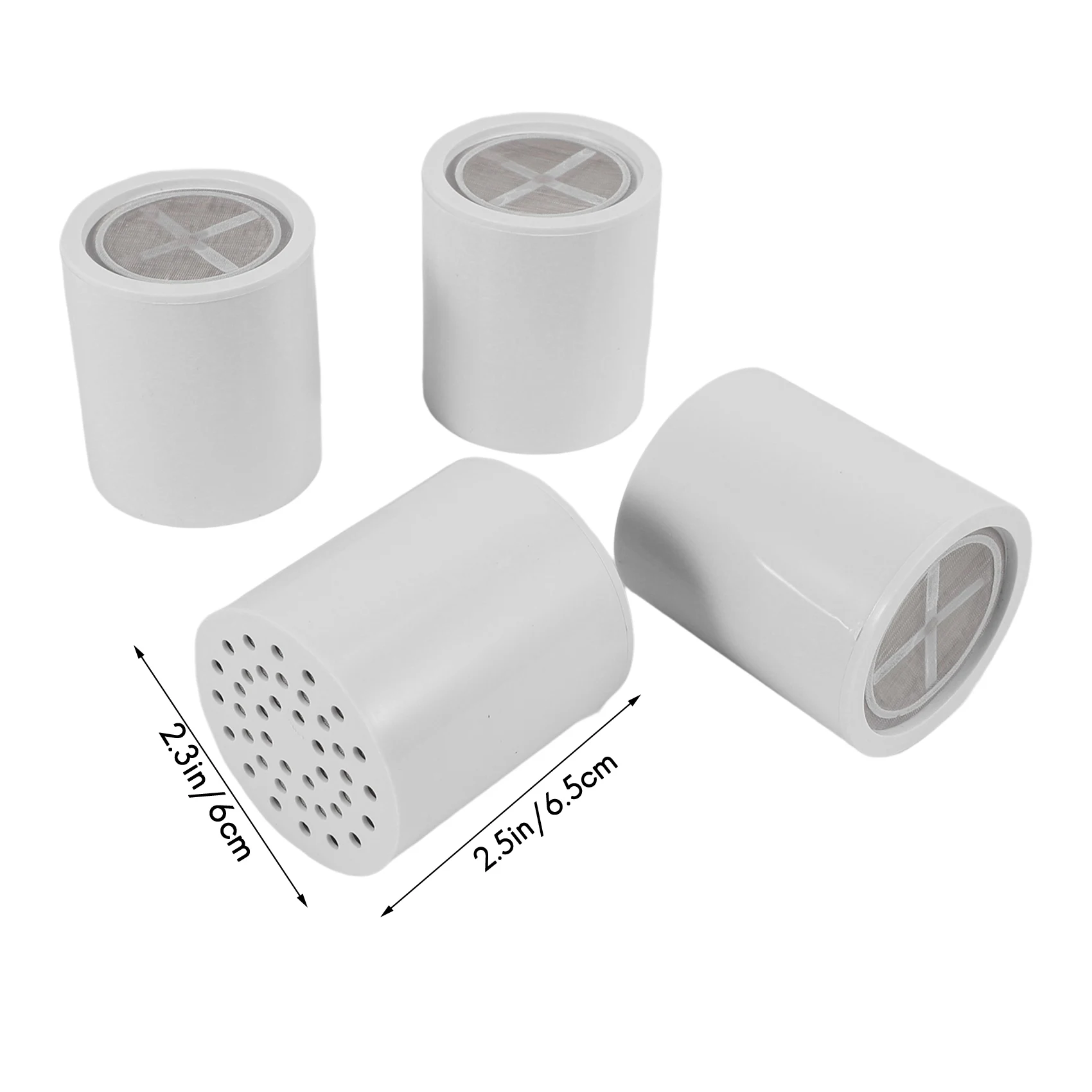 

Картриджи для универсального душевого фильтра A63Z Upgrade, 15-ступенчатые (4 шт.), удаляют хлор, микроорганизмы, жесткую воду - сменные