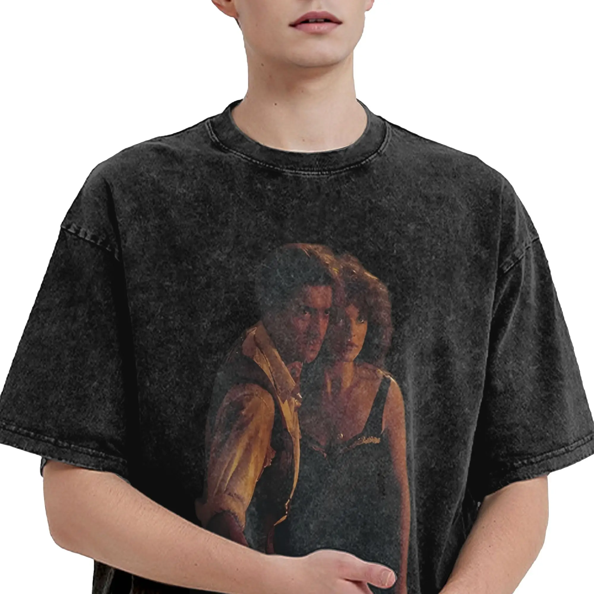 Harajuku Washed Shirts The Mummy 25th Anniversary Merch Retro T Shirt Oversize  Streetwear Short Sleeve Graphic Printed Tees