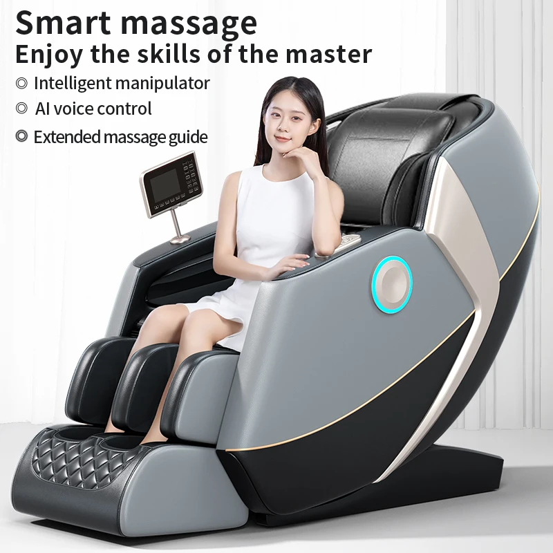 Luxury Shiatsu Zero Gravity Massager Chair SL Track 4D Body Massager Chair Touch Massage Chair