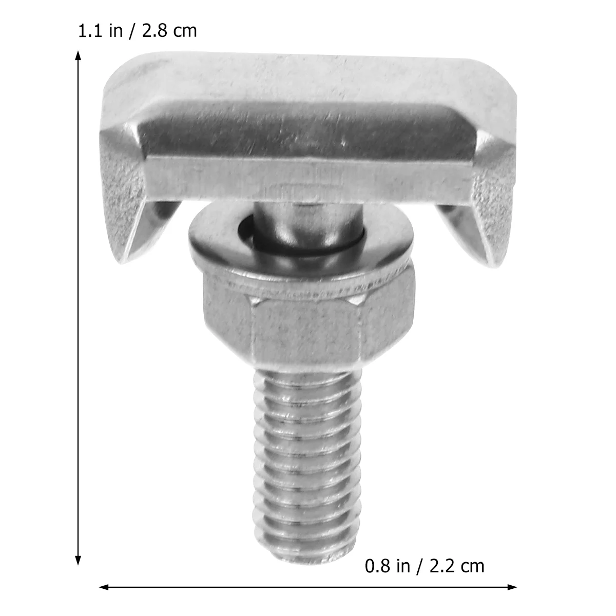 Aço inoxidável T-Bolt Cabo Terminal, Parafuso do carro, Automóveis Parafusos