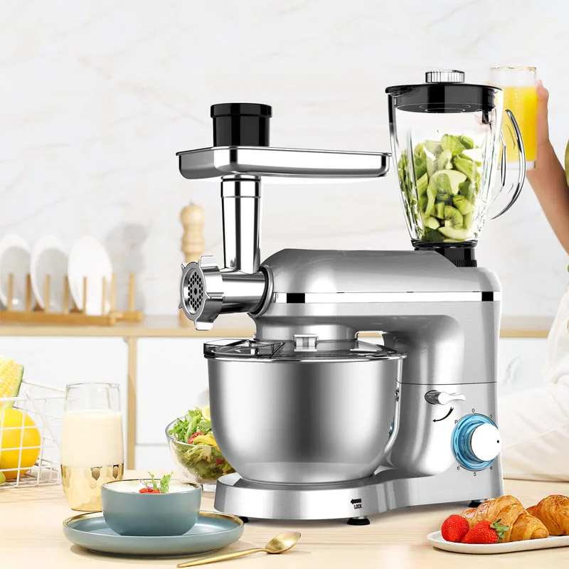 Ough Kneading Machine Flour Bread Mixers Ferment Machine Chef Machine Household Multi-Function Blender Juicer Kneader