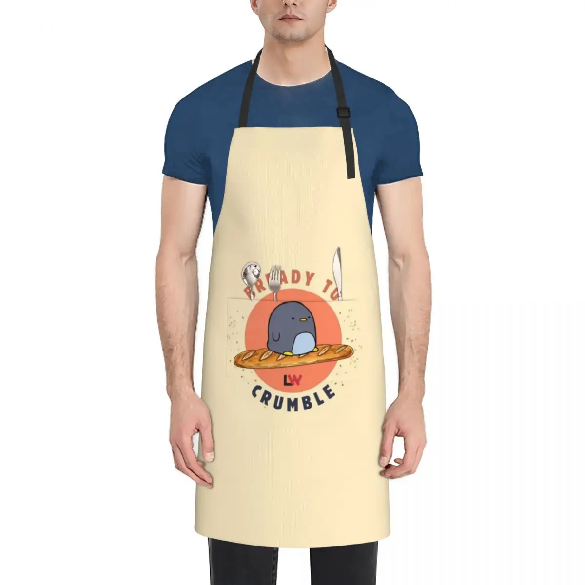 

Bready to Crumble - round Apron Kitchen New 2022 Year christmas kitchen Apron