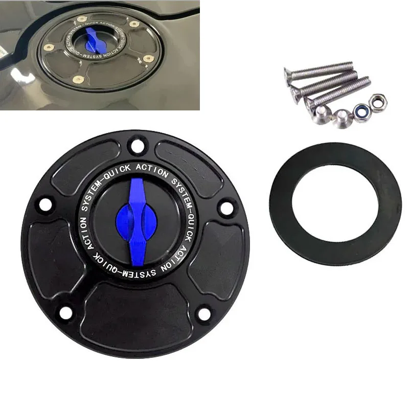 Motorcycle Aluminum fuel tank cap cover For YAMAHA YZF-R1 R1M YZF R7 R6 R3 R15M MT03 MT-07 MT-09 MT-10
