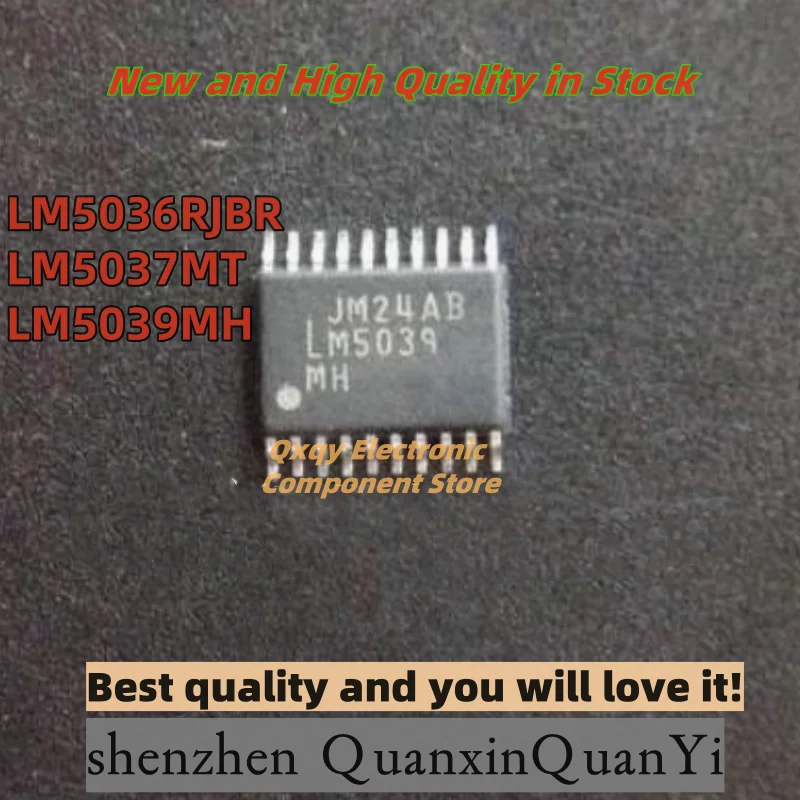 10psc LM5036RJBR LM5036 LM5037MT LM5039MH TSSOP20 switching controller voltage regulator chip